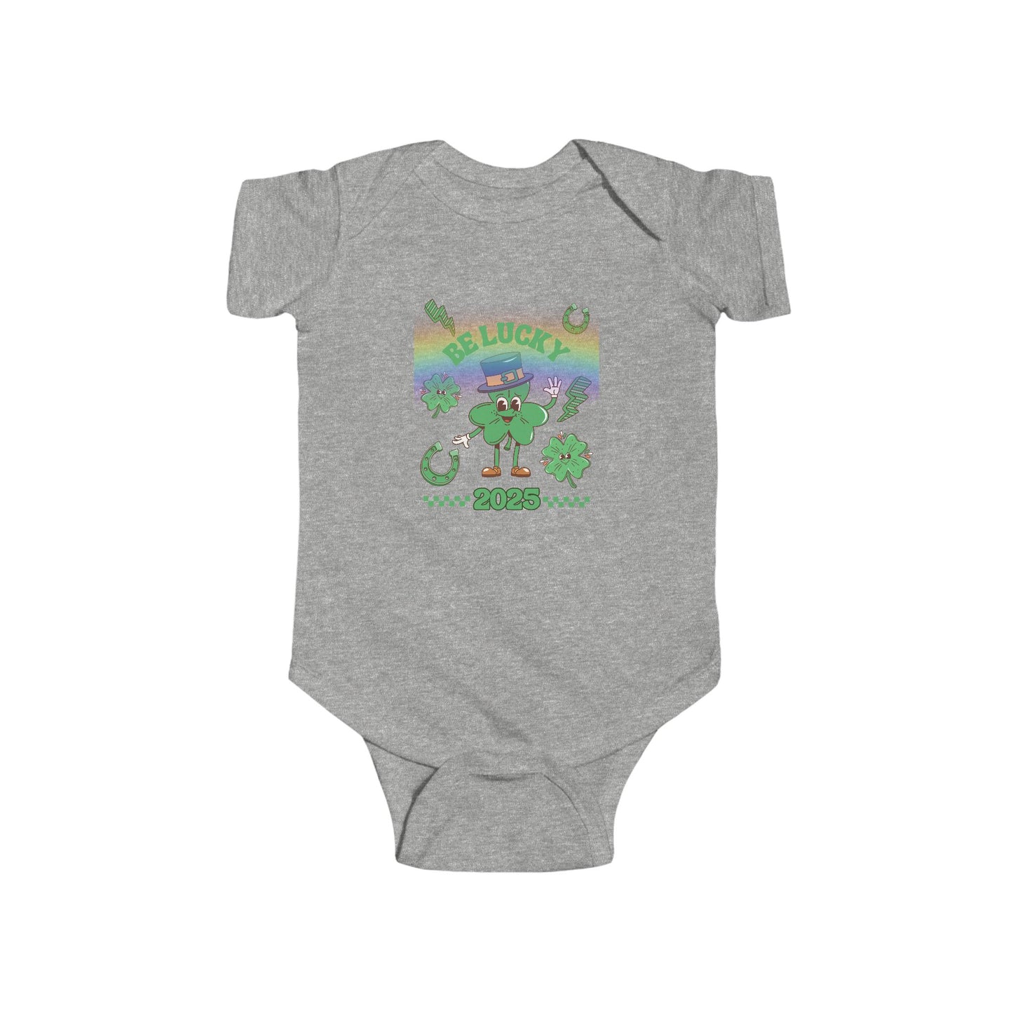Infant Bodysuit, Saint Patrick's Day 2025 Lucky Charms, Baby One-Piece, Holiday Baby Outfit, Irish Baby Clothes, St Paddy's Day Onesie
