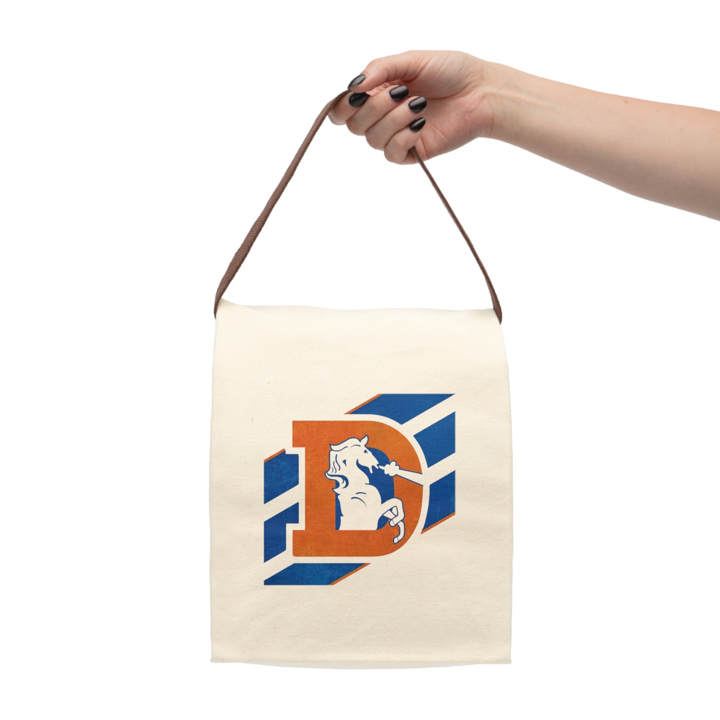 Bronco Canvas Lunch Bag With Strap