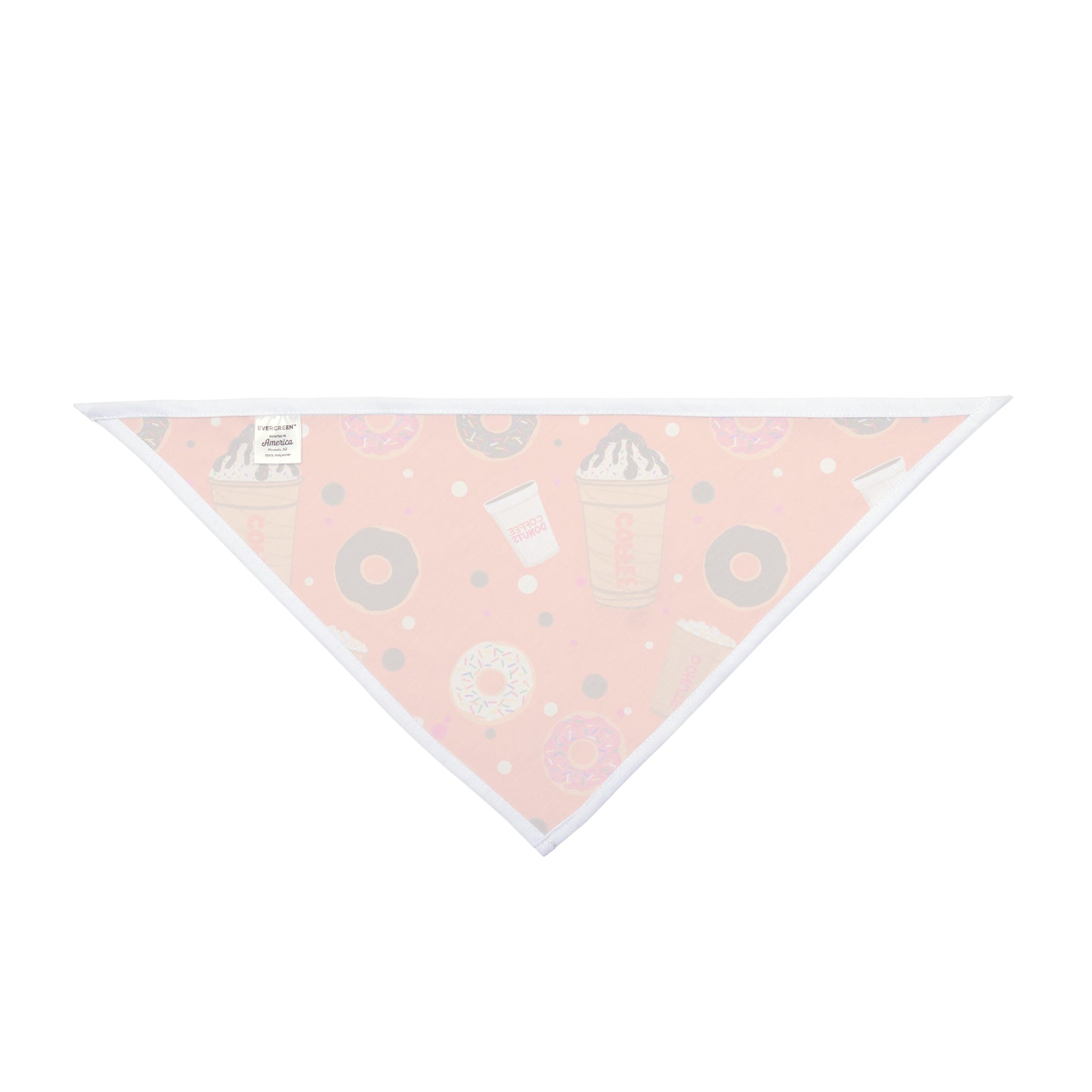 Pet Bandana - Dunkin lovers pet bandana, Dog Bandana, Cat Bandana, Pet Accessories, Gift for Pet Owners, Pet Fashion