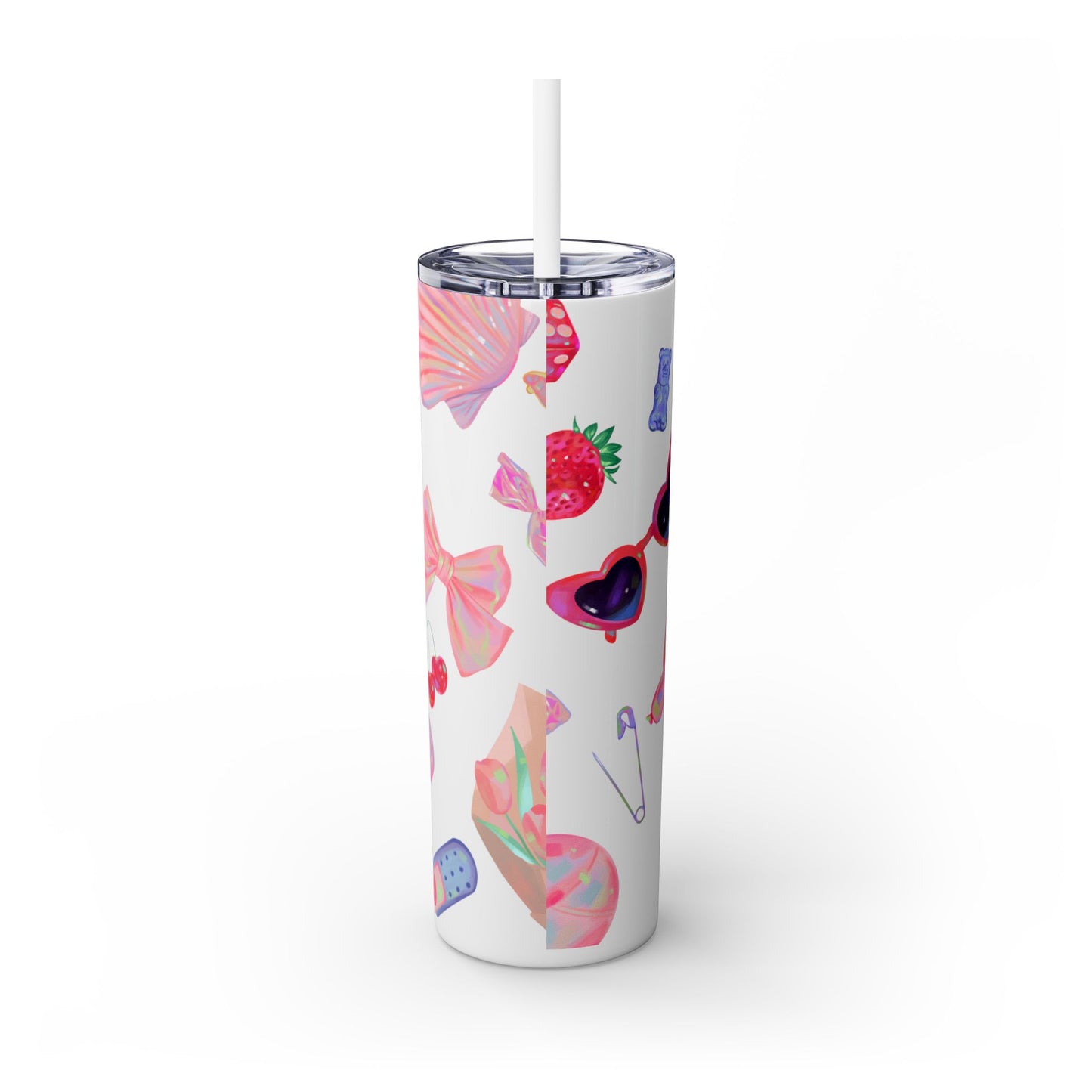In my Love Era Skinny Tumbler with Straw, 20oz