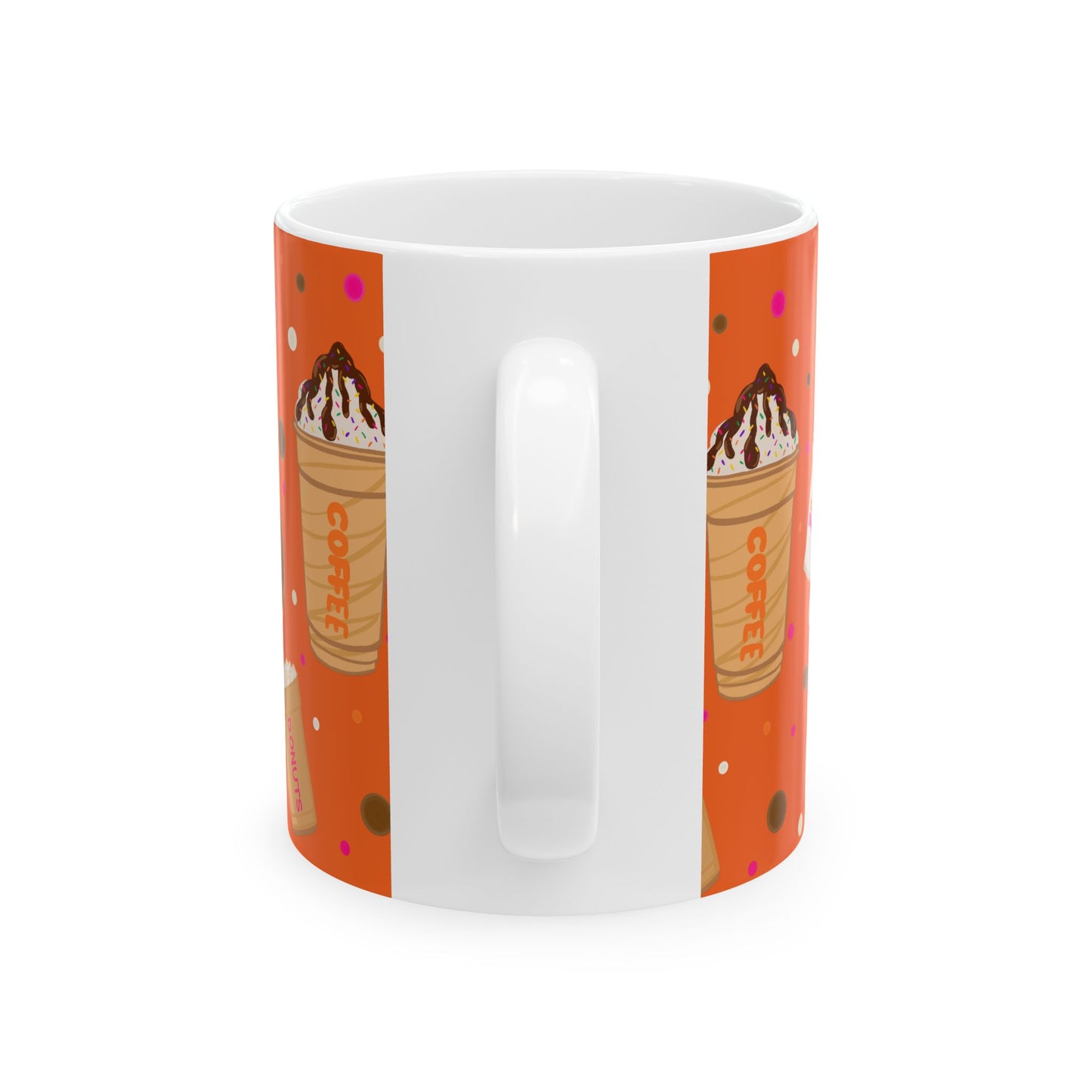 Coffee Lover Mug, Dunkin Donuts Fans Tea Cup, Ceramic Coffee Cup, Kitchen Drinkware Gift, Beverage Lover Present, Morning Routine Mug