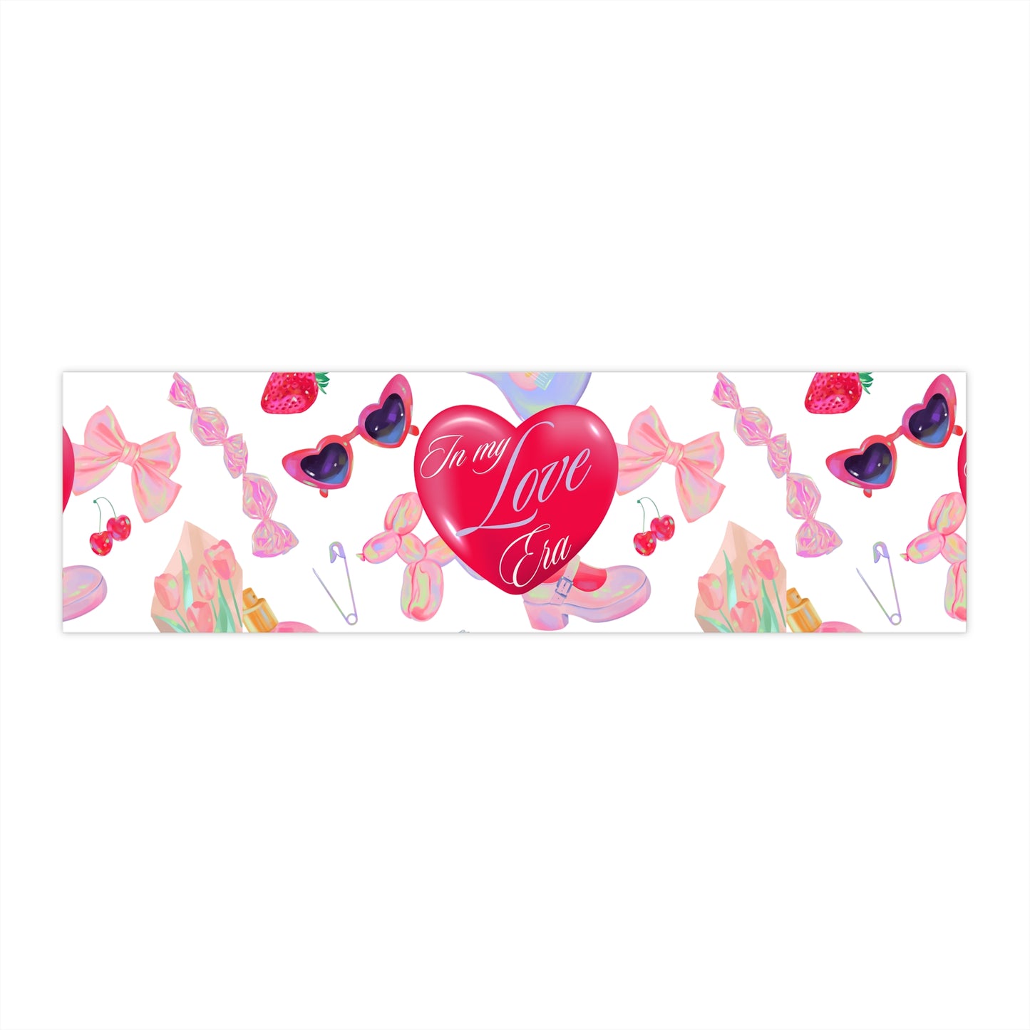 Love Era Bumper Sticker - Vintage Style Car Decal, Romantic Vehicle Bumper Sticker, Retro Love Theme Bumper Sticker, Heartfelt Car Sticker,