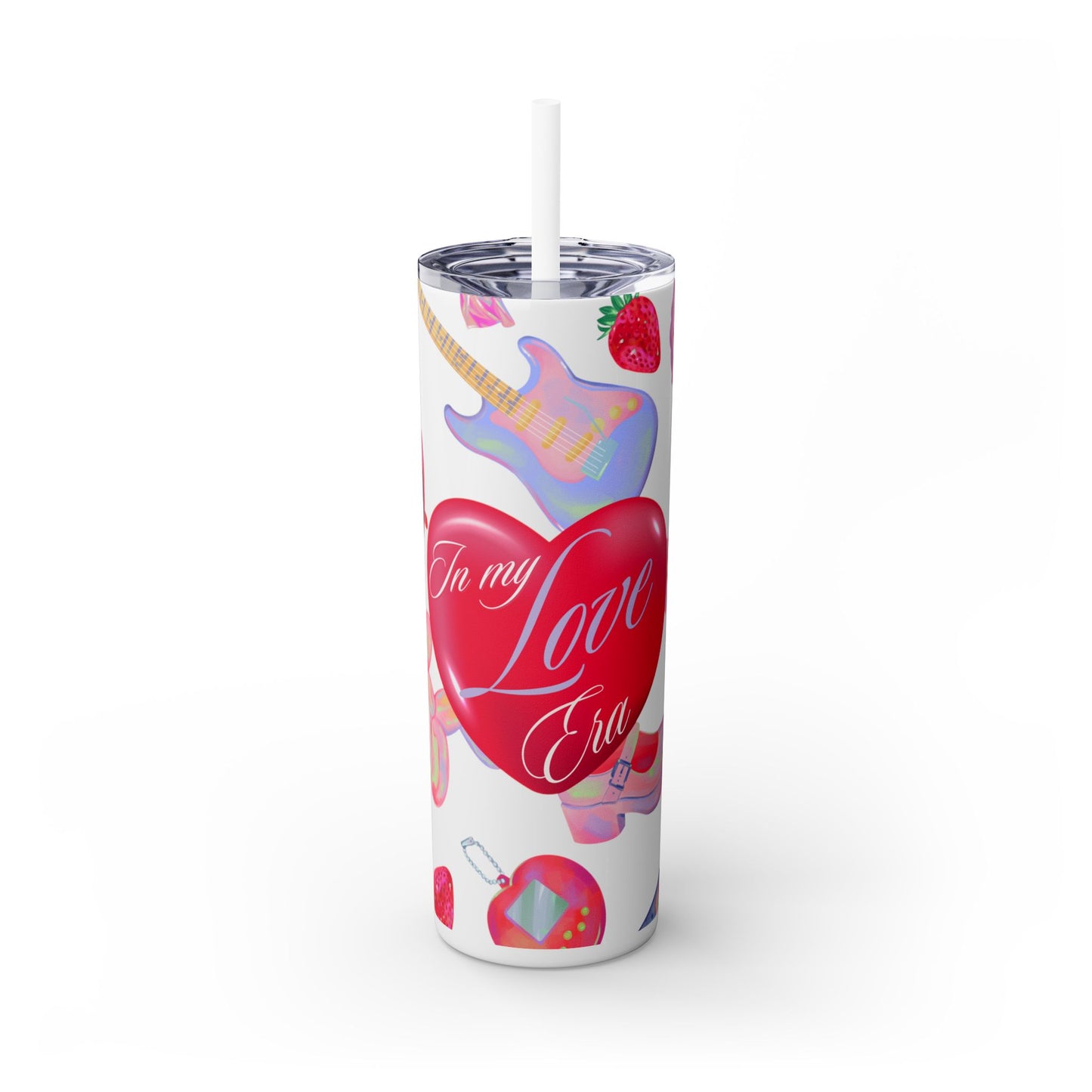 In my Love Era Skinny Tumbler with Straw, 20oz