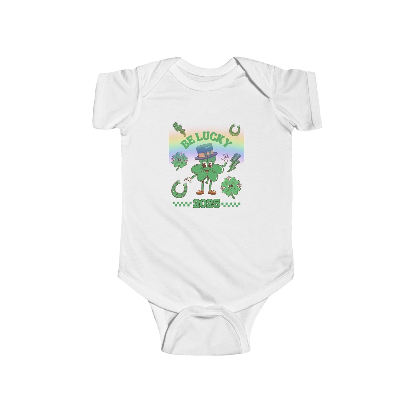 Infant Bodysuit, Saint Patrick's Day 2025 Lucky Charms, Baby One-Piece, Holiday Baby Outfit, Irish Baby Clothes, St Paddy's Day Onesie