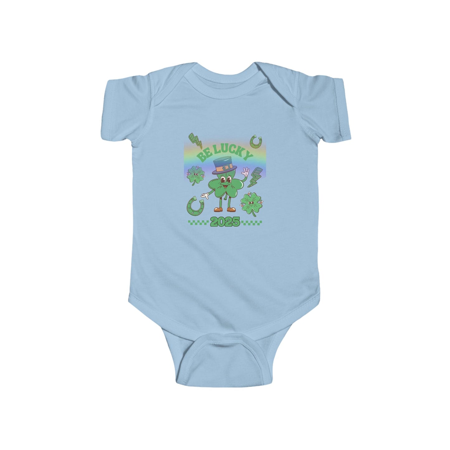 Infant Bodysuit, Saint Patrick's Day 2025 Lucky Charms, Baby One-Piece, Holiday Baby Outfit, Irish Baby Clothes, St Paddy's Day Onesie