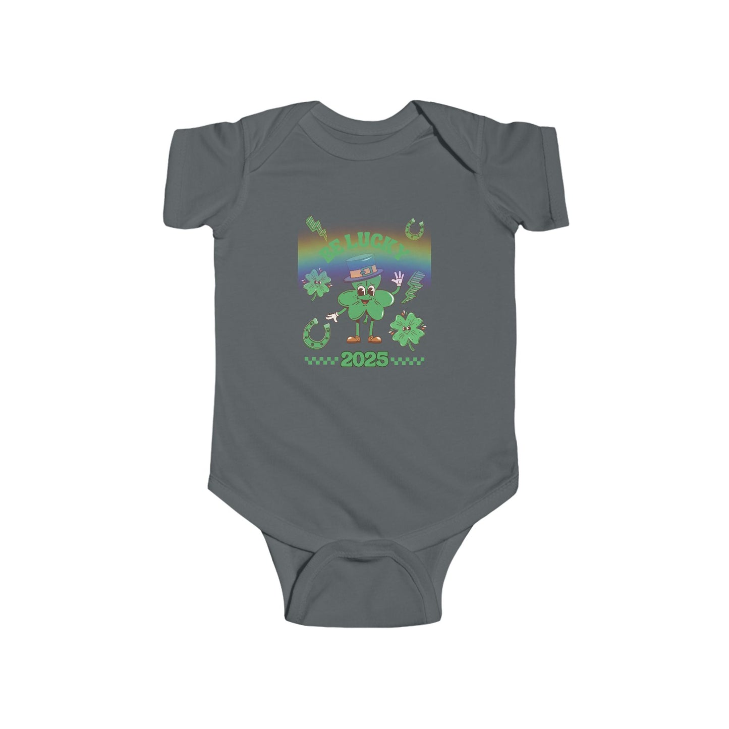 Infant Bodysuit, Saint Patrick's Day 2025 Lucky Charms, Baby One-Piece, Holiday Baby Outfit, Irish Baby Clothes, St Paddy's Day Onesie