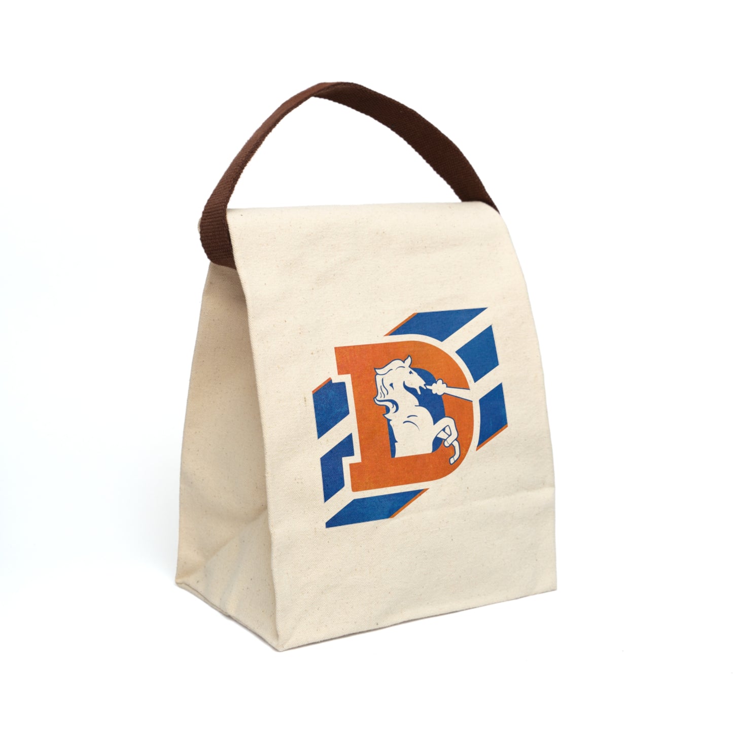 Bronco Canvas Lunch Bag With Strap