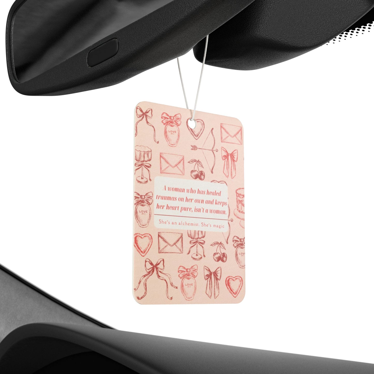 Inspirational Alchemist Car Air Freshener, Healing from Trauma Magic Scent, Essential Oils, Aromatherapy, Spiritual Gift