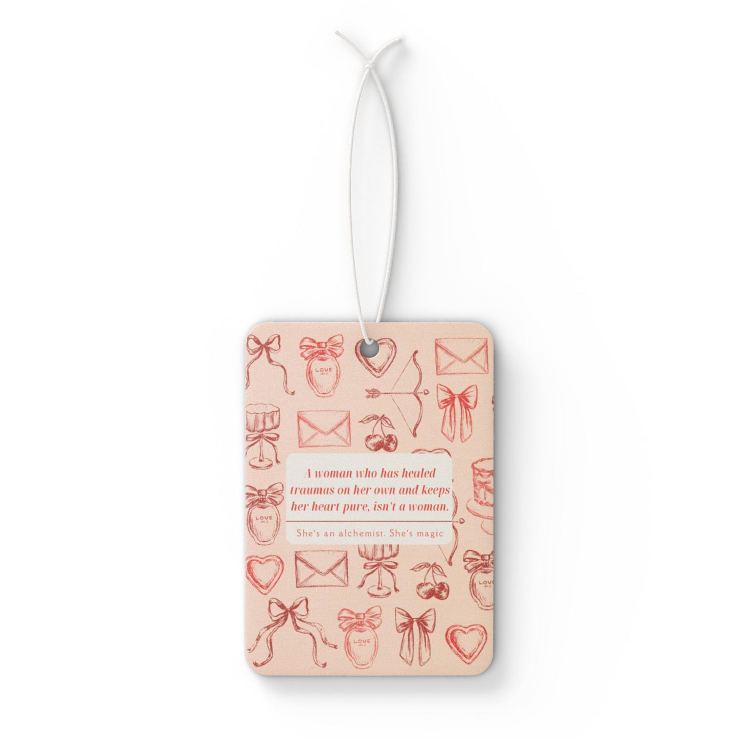 Inspirational Alchemist Car Air Freshener, Healing from Trauma Magic Scent, Essential Oils, Aromatherapy, Spiritual Gift