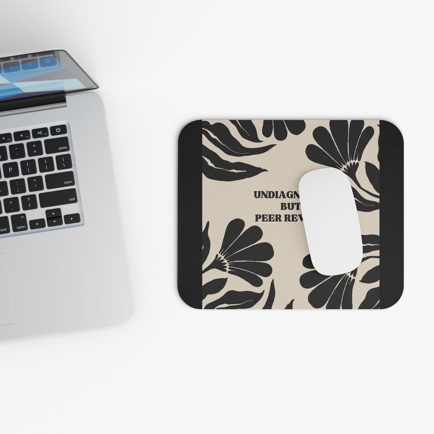 Undiagnosed but Peer Reviewed, Office Humor, Mouse Pad (Rectangle)