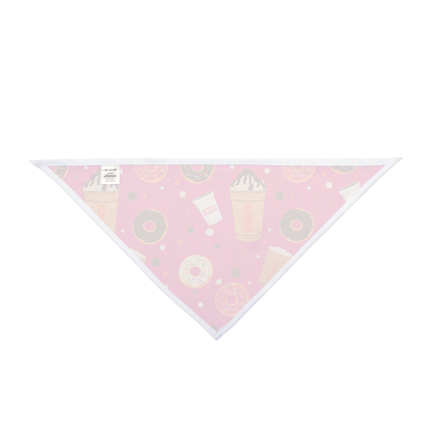 Pet Bandana - Dunkin lovers pet bandana, Dog Bandana, Cat Bandana, Pet Accessories, Gift for Pet Owners, Pet Fashion