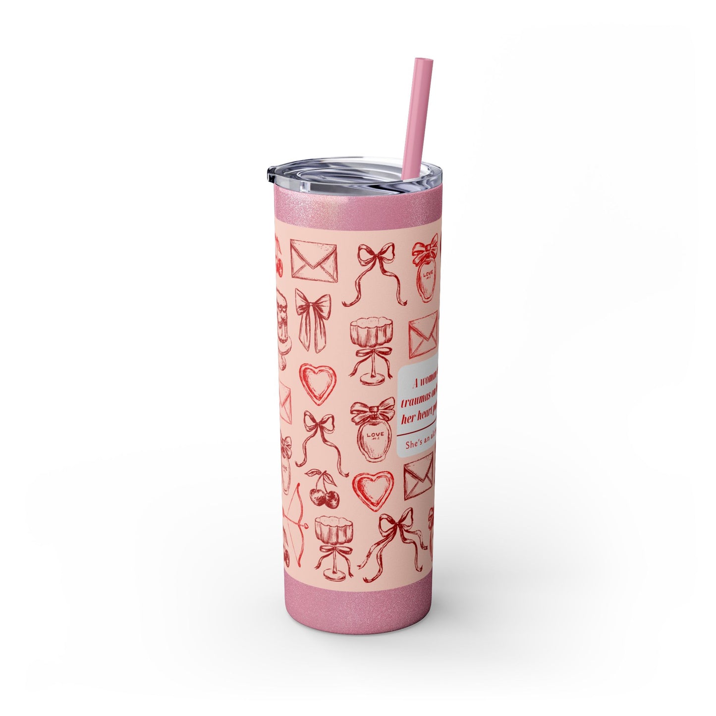 She's Magic Skinny Tumbler with Straw, 20oz