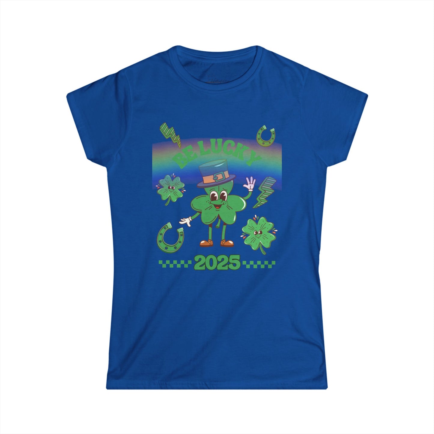 St Patrick's Day 2025 Lucky Charms Women's T-Shirt, Tee, St Paddy's Day Shirt, Irish Lucky Charm Top, Green Clover Tee
