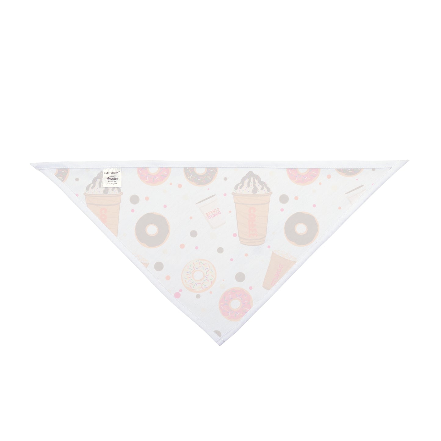 Pet Bandana - Dunkin lovers pet bandana, Dog Bandana, Cat Bandana, Pet Accessories, Gift for Pet Owners, Pet Fashion