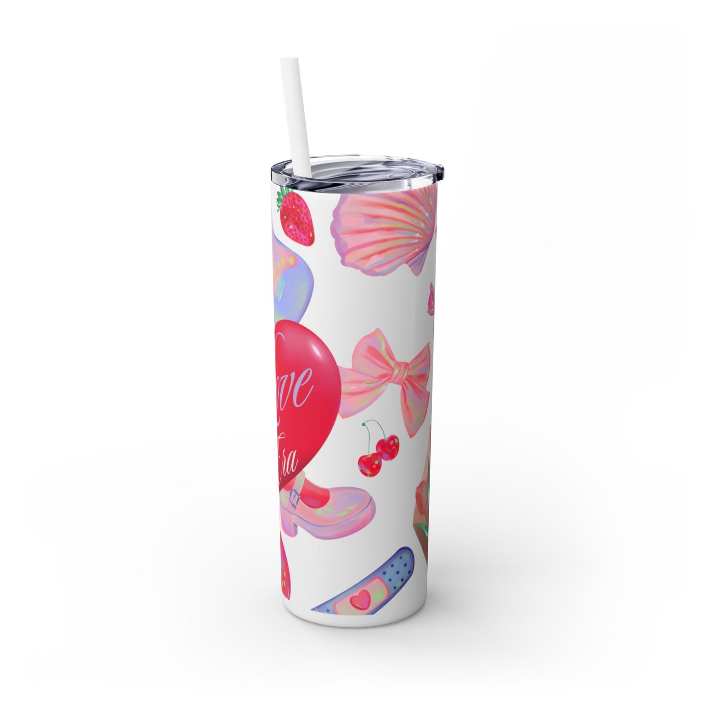 In my Love Era Skinny Tumbler with Straw, 20oz