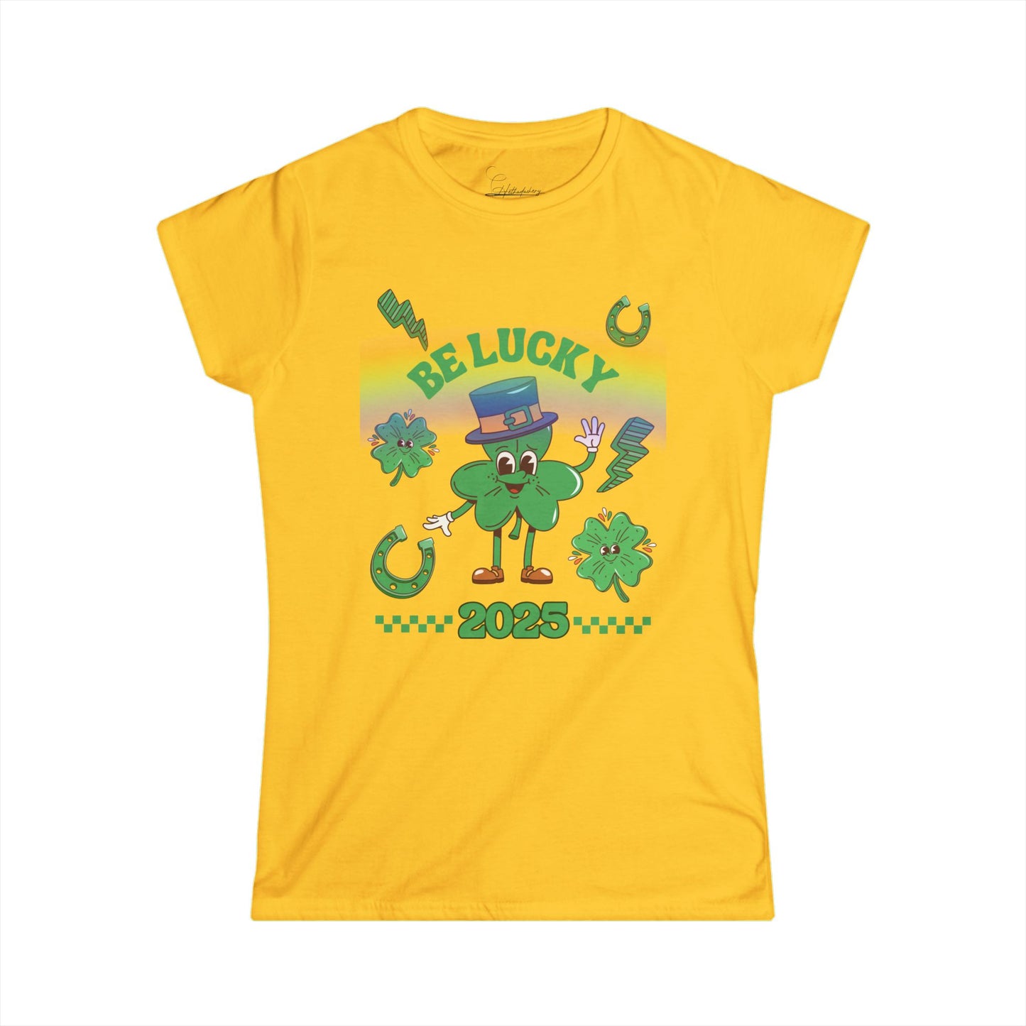 St Patrick's Day 2025 Lucky Charms Women's T-Shirt, Tee, St Paddy's Day Shirt, Irish Lucky Charm Top, Green Clover Tee