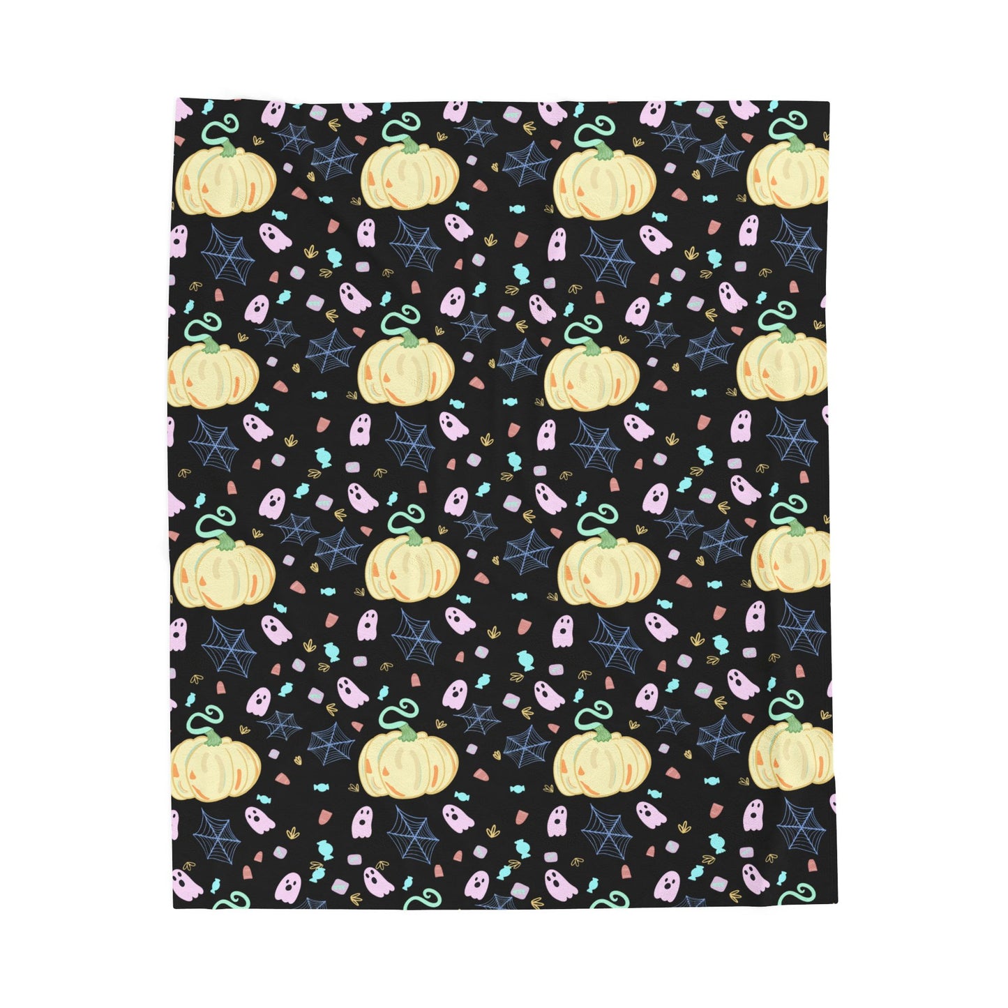 Copy of Velveteen Plush Blanket - Spooky Season Home Decor, Halloween Throw, Cozy Autumn Blanket, Halloween Gift, Fall Couch Throw
