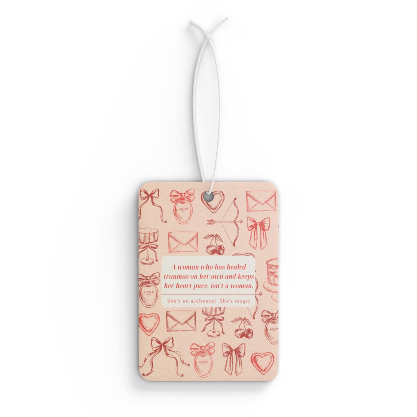 Inspirational Alchemist Car Air Freshener, Healing from Trauma Magic Scent, Essential Oils, Aromatherapy, Spiritual Gift