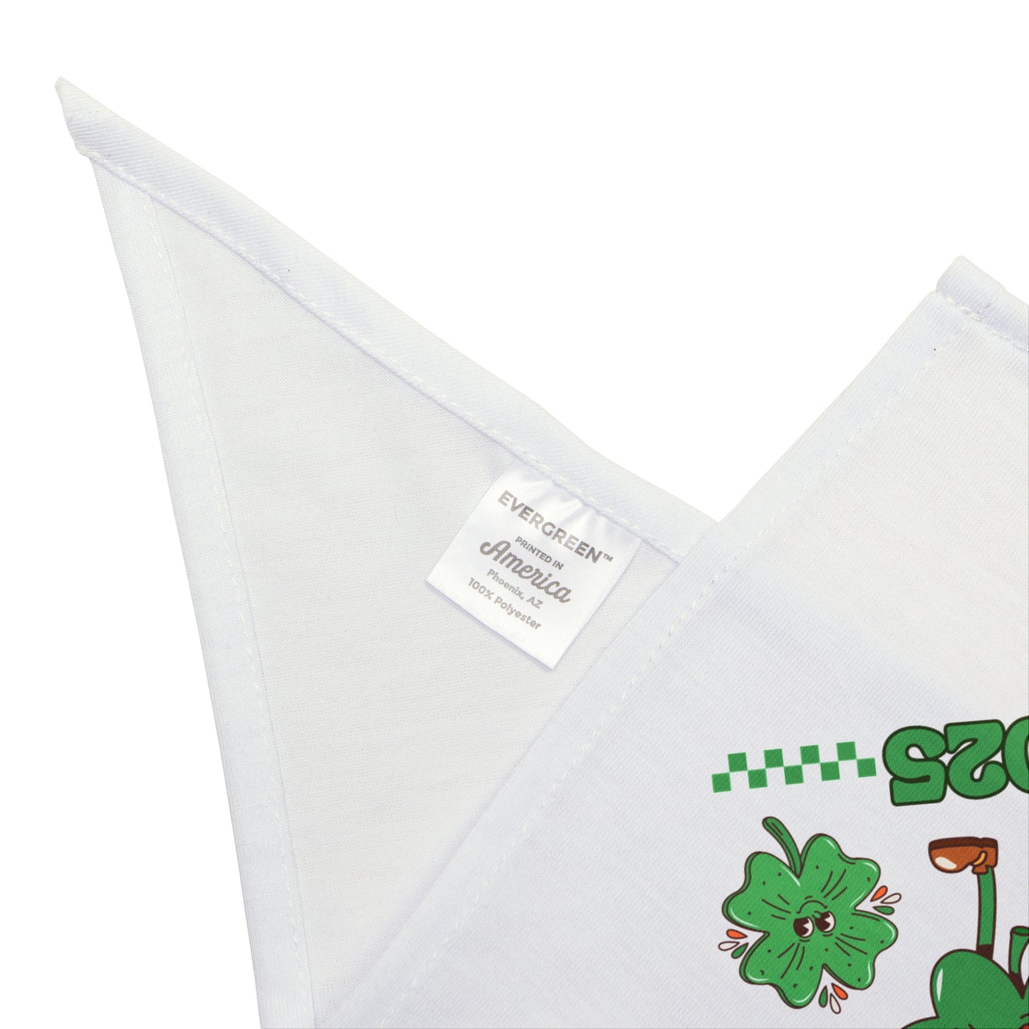 Pet Bandana, St Patrick's Day 2025 Lucky Charms, Dog Bandana, Lucky Clover Scarf, Pet Neckwear, Irish Pet Accessories, Shamrock Print Pet