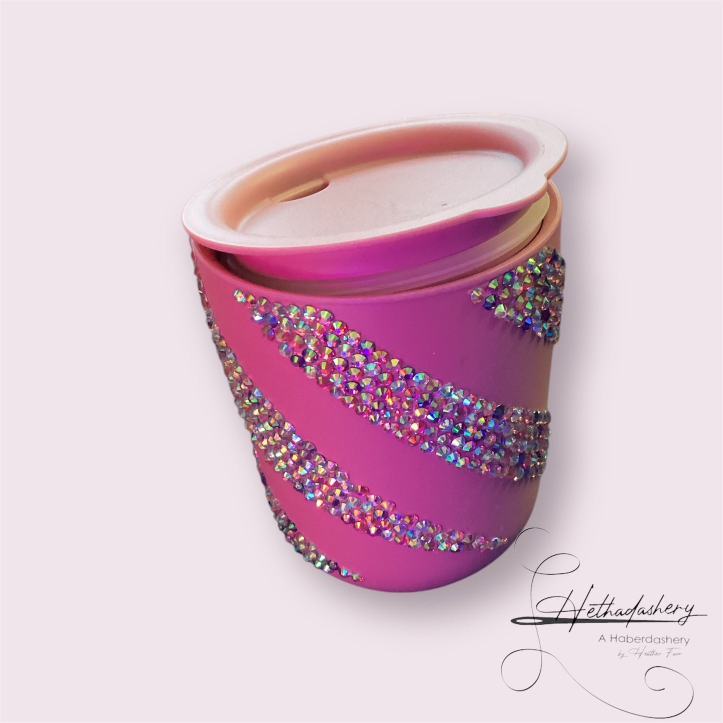 Gem tumbler with lid