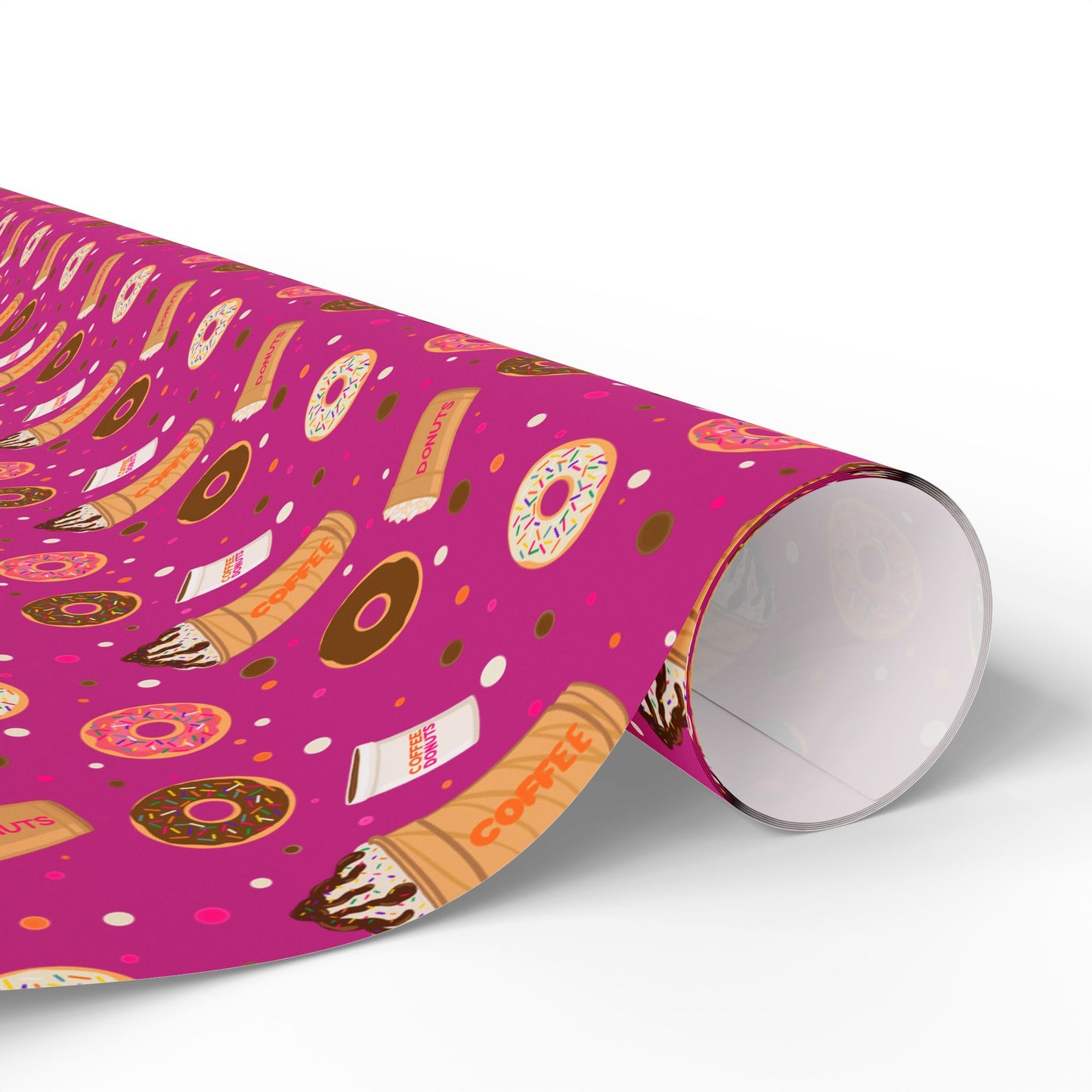 Copy of Dunkin Donuts Lover Wrapping Paper | Donut Coffee Pattern Gift Wrap