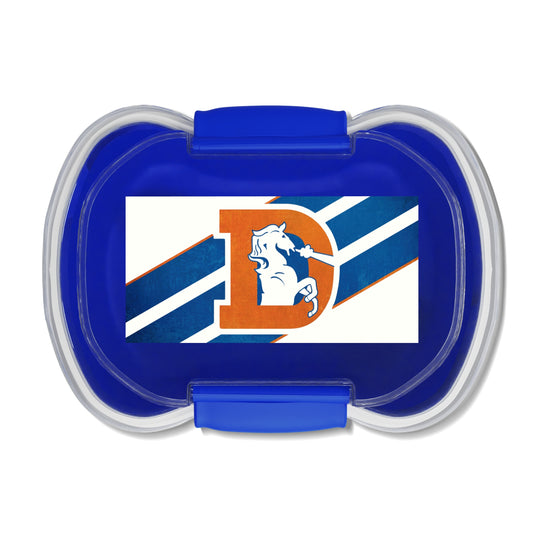 Retro Denver Broncos Two-tier Bento Box | NFL Team Lunchbox