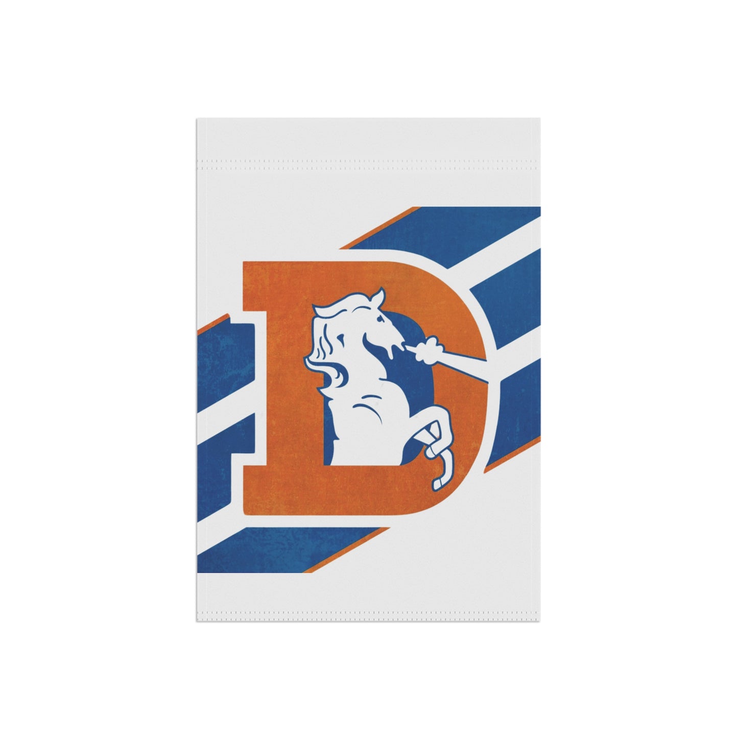 Retro Denver Broncos Garden & House Banner | Outdoor Decorative Flag