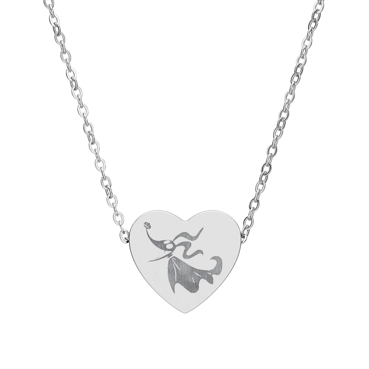 Zero the Dog Heart Necklace, Engraved Pendant | Personalized Pet Memorial