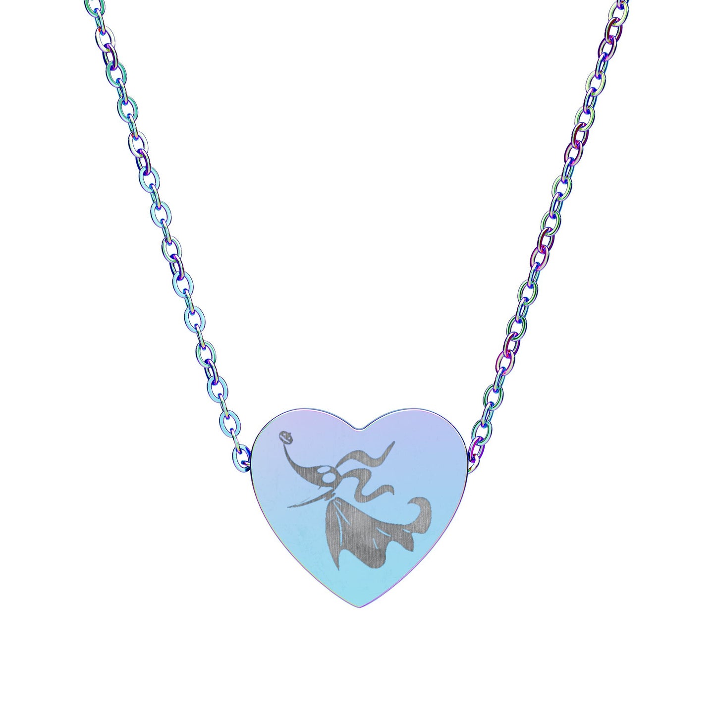 Zero the Dog Heart Necklace, Engraved Pendant | Personalized Pet Memorial