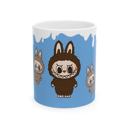 Labubu The Monsters Ceramic Mug, (11oz, 15oz)