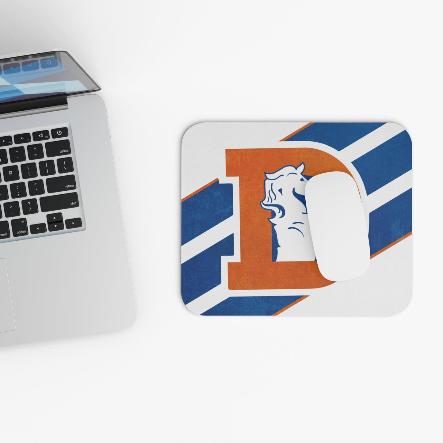 Retro Denver Broncos Mouse Pad | Rectangle