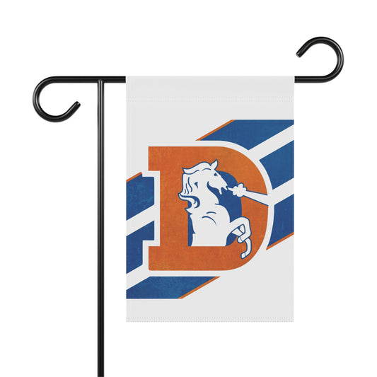 Retro Denver Broncos Garden & House Banner | Outdoor Decorative Flag