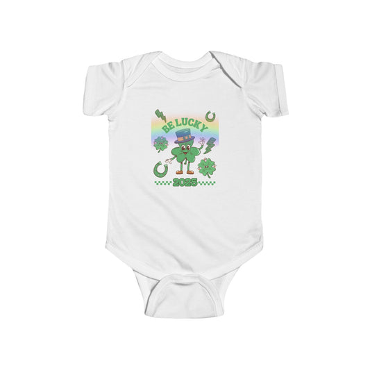 Infant Bodysuit, Saint Patrick's Day 2025 Lucky Charms, Baby One-Piece, Holiday Baby Outfit, Irish Baby Clothes, St Paddy's Day Onesie