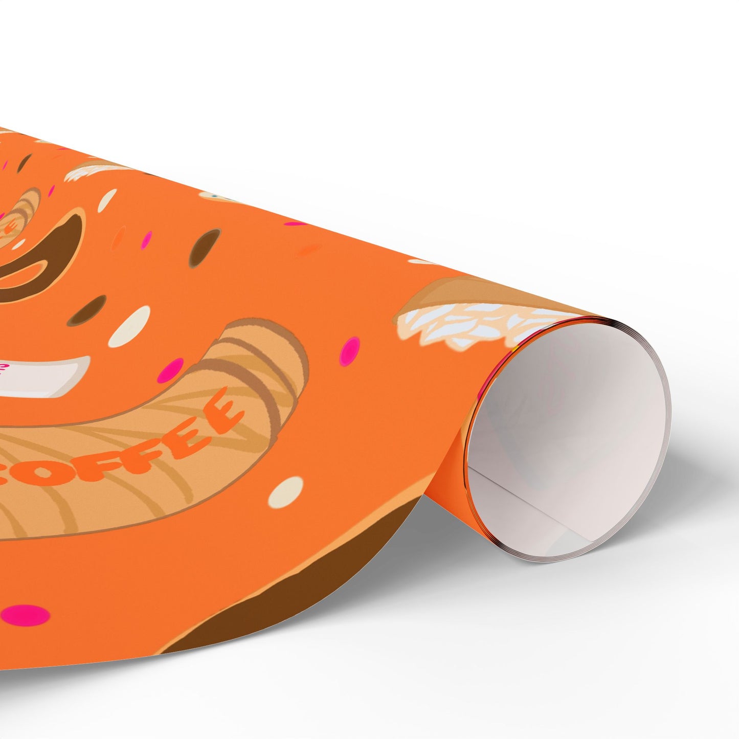 Dunkin Lovers gift wrap Wrapping Papers | Coffee Donut Pattern