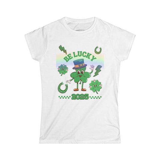 St Patrick's Day 2025 Lucky Charms Women's T-Shirt, Tee, St Paddy's Day Shirt, Irish Lucky Charm Top, Green Clover Tee