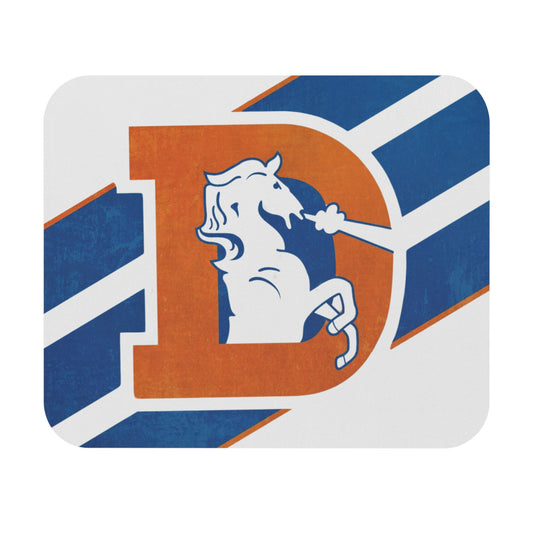 Retro Denver Broncos Mouse Pad | Rectangle