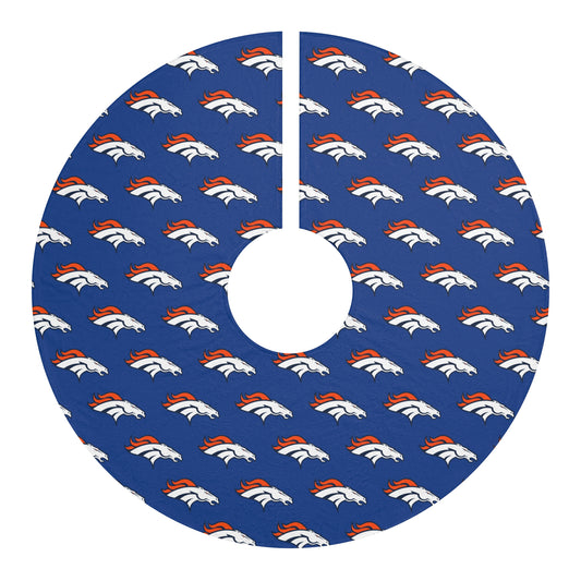 Denver Broncos Logo Christmas Tree Skirt