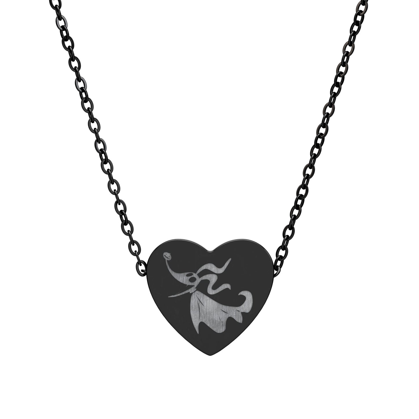 Zero the Dog Heart Necklace, Engraved Pendant | Personalized Pet Memorial