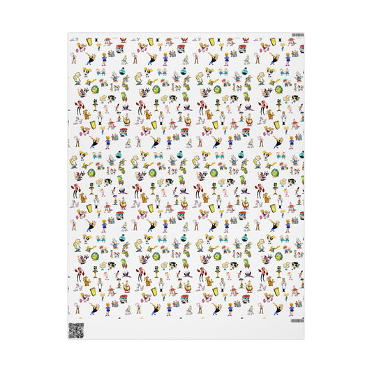 90's Kid's Favorite Cartoon wrapping papers