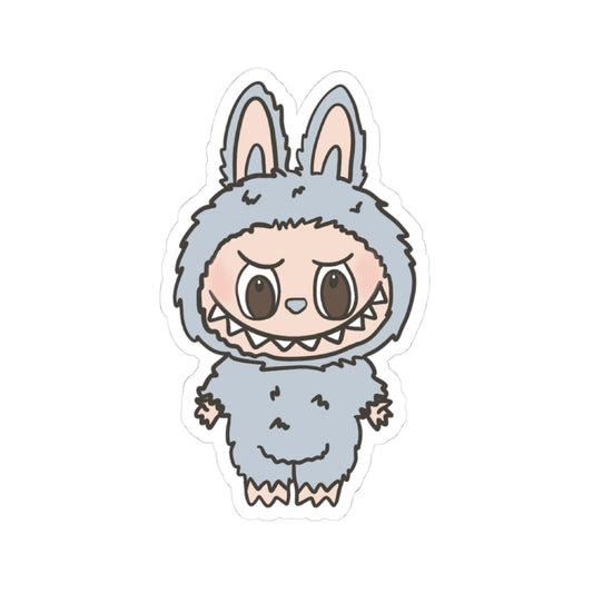 Sea Salt Coconut Labubu Monster Kiss-Cut Stickers
