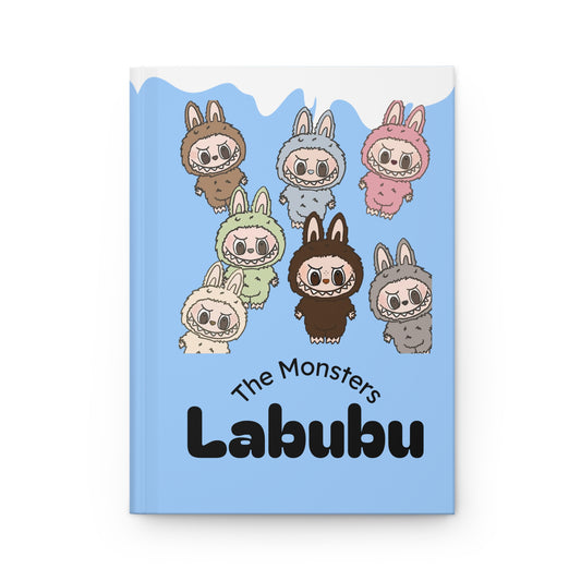 Labubu The Monsters Hardcover Journal, Cute Notebook for Kids, Matte Cover Journal, Writing Diary for Children, Sketchbook for Teens,