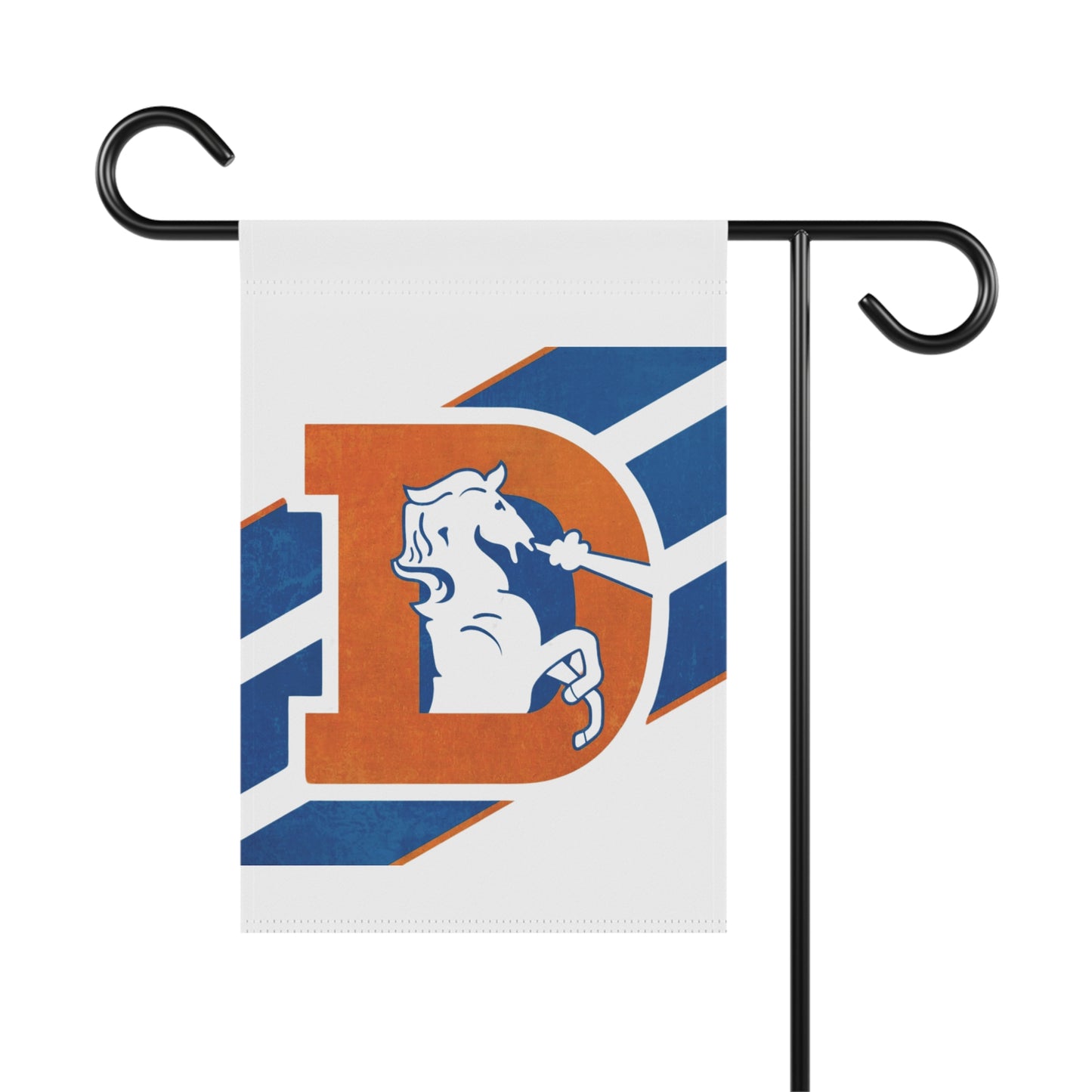 Retro Denver Broncos Garden & House Banner | Outdoor Decorative Flag