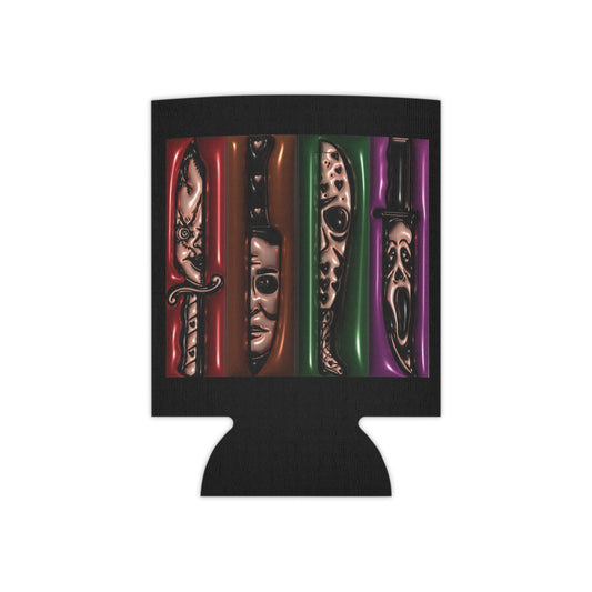 Horror Movie King Can Cooler Cozy, Halloween Gift for Movie Buff, Drink Sleeve, Gift for Horror Fan, Beverage Holder, Spooky Can Insulator