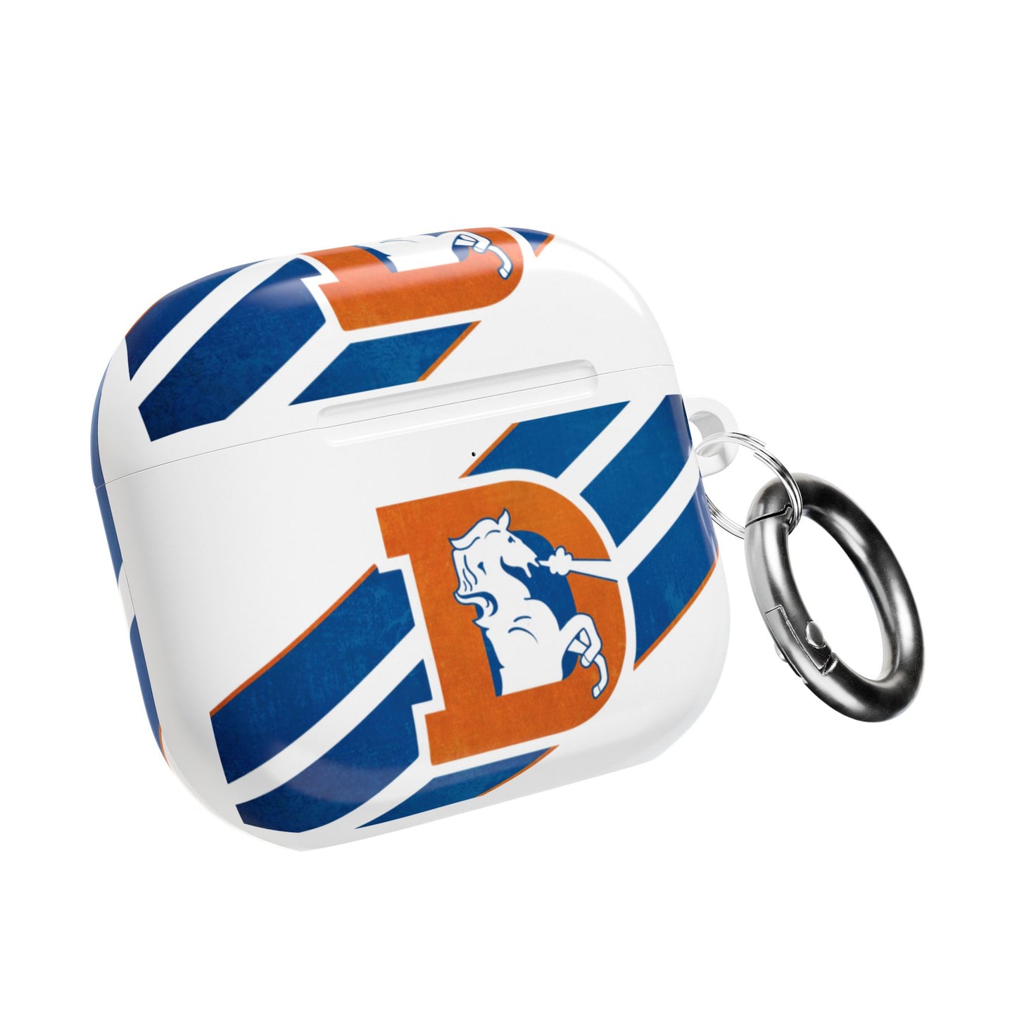 Denver Broncos Retro Stripe AirPod Case | Vintage NFL Logo