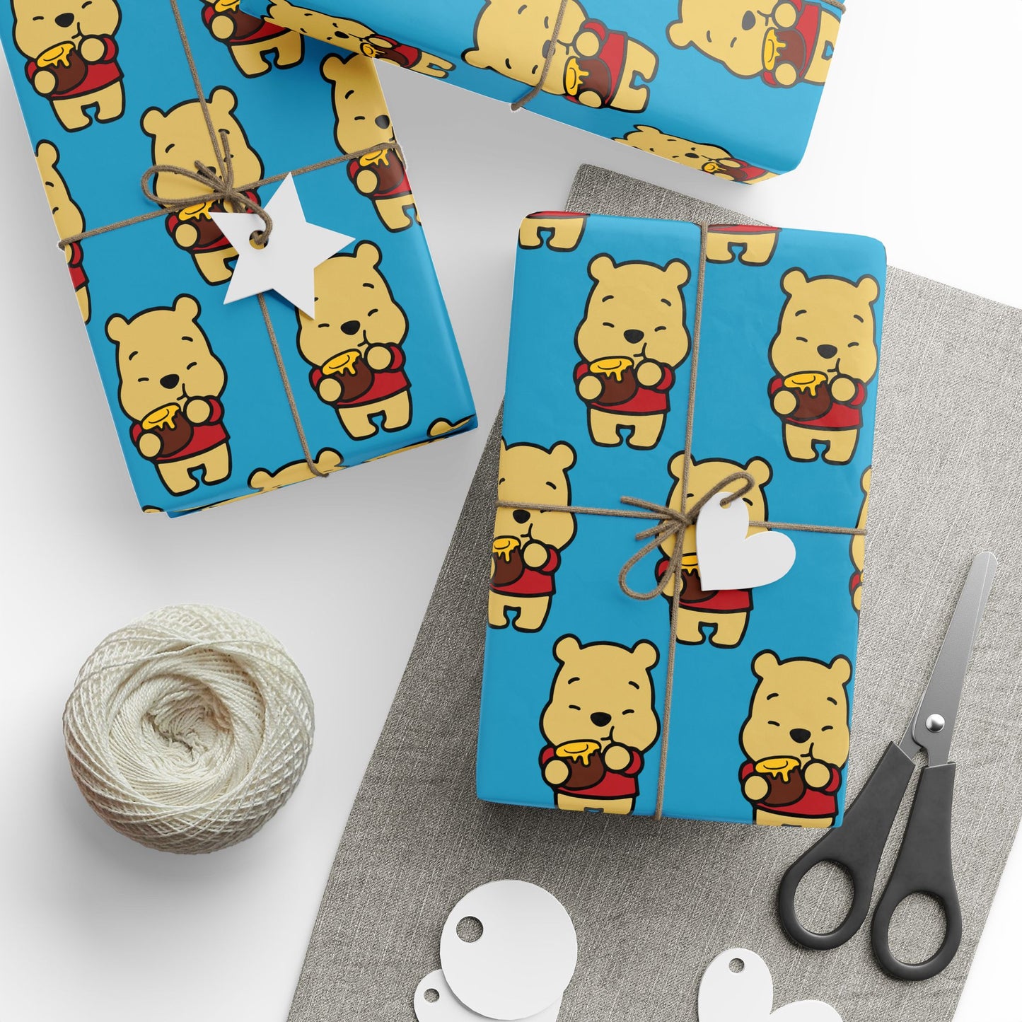 Winnie the Pooh Hunny Pot wrapping papers